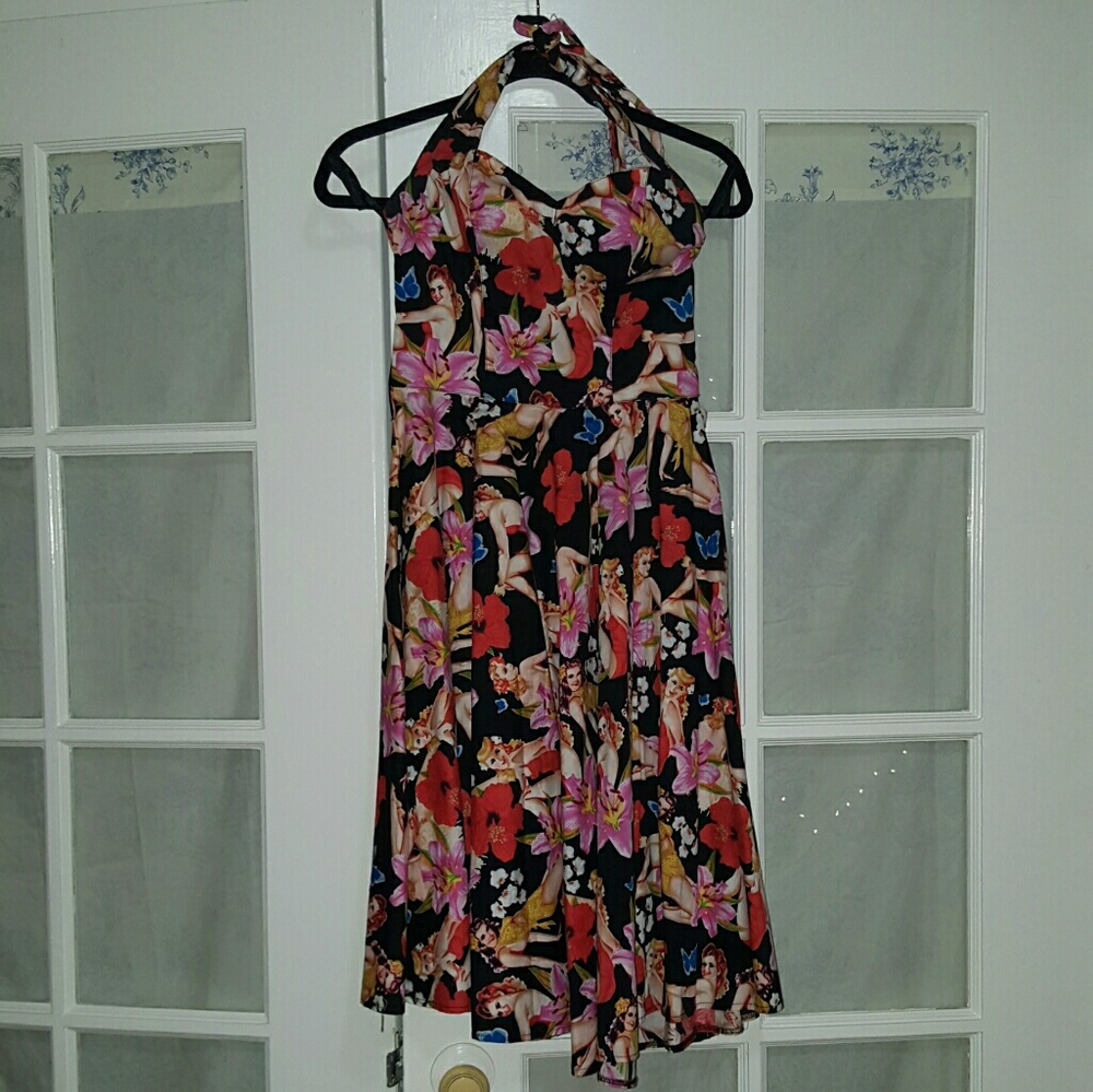 Hell Bunny Vixen 50s Tiki dress size XS
